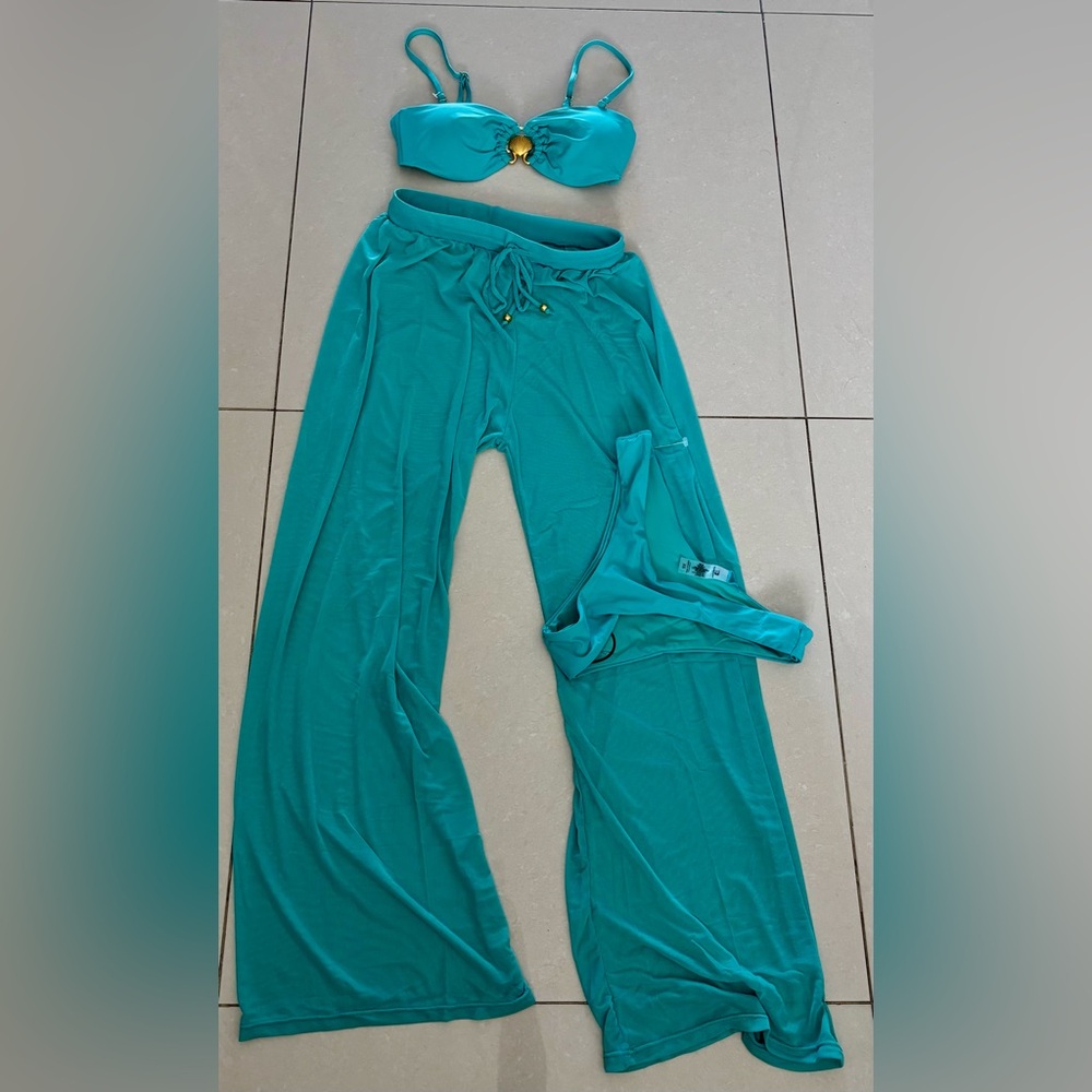 TiniBikini Teal Swim Set